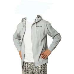 Sweatshirt-Jacke TK hellgrau